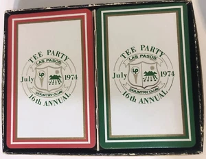1974 Vtg Tee Party Las Pasos Country Club Playing Cards - Picture 1 of 6