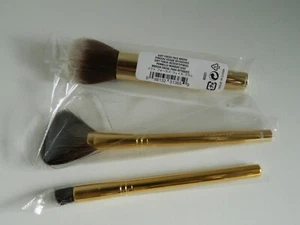 New Sealed 3 BareMineral Eye Shaping, Light Stroke Fan, Soft Focus Face Brushes - Picture 1 of 4