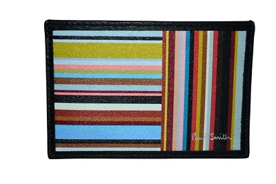 Paul Smith Mainline Signature Stripe Credit Card Wallet Mens Brand New - Image 1 of 4