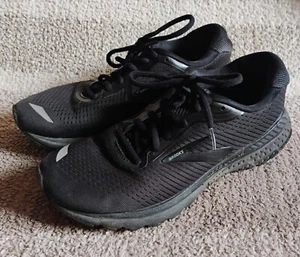 Brooks Adrenaline GTS 20 Women Size 9.5 B Running Shoes Black - Picture 1 of 10
