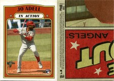 2021 Topps Heritage JO ADELL ROOKIE Baseball Card 188 LOS ANGELES ANGELS