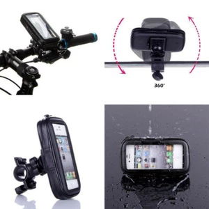 Motor Bike Bicycle Mount Phone Holder For ALL Motorola Mobiles Protective Pouch - Picture 1 of 12