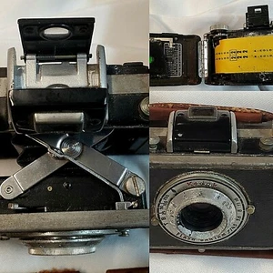 VINTAGE KODAK FLASH BANTAM WITH LEATHER CASE FOR DISPLAY NON WORKING SEE PICS - Picture 1 of 11
