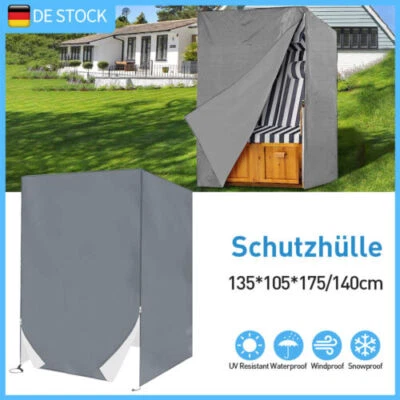 Strandkorb Schutzhülle Winterfest 420D Strandkorbhülle XXL Abdeckhaube Abdeckung - Bild 1 von 4