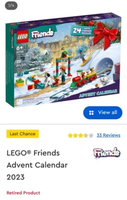 Lego Friends Advent Calendar New 41758 (231 Pcs) 🇨🇳  - Image 1 of 4