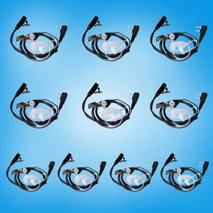 10pcs wired Air tube earpiece for BAOFENG 5R Radio UV-5R kenwood Walkie UV-K5 - Picture 1 of 5