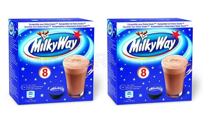 2 cápsulas compatibles con máquina MILKY WAY Chocolate Bebida Nescafé Dolce Gusto Foto 1 de 4
