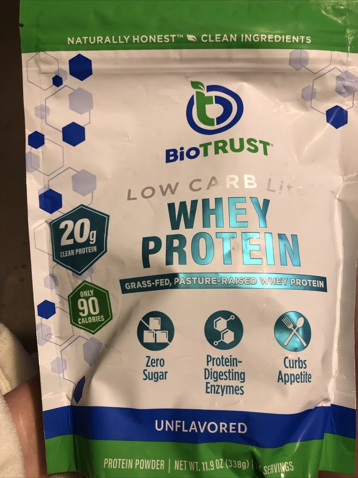 BioTrust Whey Protein Low Carb Lite sin sabor 11,9 oz 14 porciones - CADUCIDAD: 26/02 Foto 1 de 1