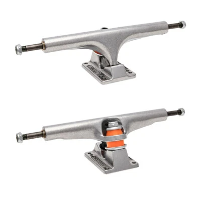 Independent Skateboard Trucks 215 Silver Retro Style Pair 10" Axle Old School - Image 1 of 3
