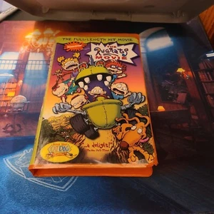 The Rugrats Movie VHS Untested Cat Dog Bonus Short English - Picture 1 of 9