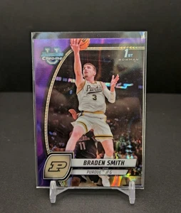 2025 Bowman Chrome U Braden Smith Purple Refractor 1st Bowman #12 - Bild 1 von 7