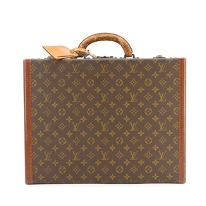 Vintage LOUIS VUITTON Monogram Bisten 45 Special Order Trunk Case Bag Suitcase - Picture 1 of 9