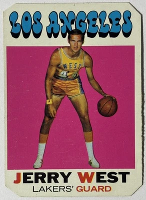 1971-72 Topps Los Angeles Lakers HOFer Jerry West #50 Magnífico Color Foto 1 de 2