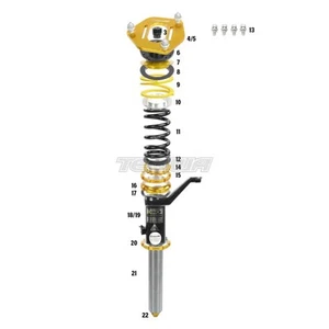 Yellow Speed Racing YSR Premium Competition Inverted Front Coilovers for Hond... - Picture 1 of 22