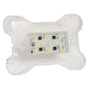 GROTE 61121 Dome Light,Rectangle,Clear, White 5UVU5 - Picture 1 of 1