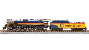 BROADWAY LTD N GAUGE DUPLEX T1 DC/DCC/SOUND/SMOKE CHESSIE STEAM  #2101 PN 7406 - Picture 1 of 1