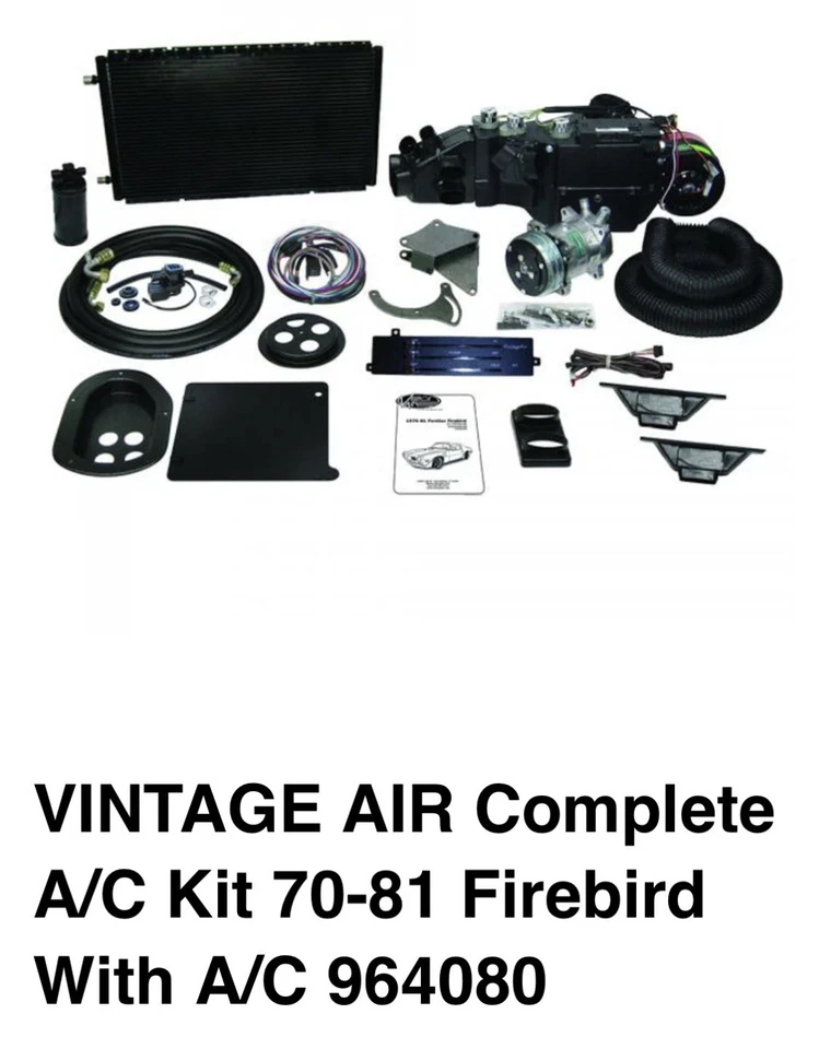 Complete Kit 70-81 Firebird w/FACTORY AC (Comp Kit 70-81 w/AC) - Gen IV - New - Image 1 of 4