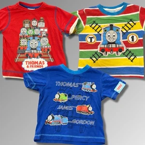 Vintage Thomas & Friends T-Shirt Bundle (3) Toddler Size 2  Rare Aussie Kids Tee - Foto 1 di 8