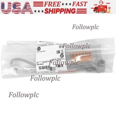 1763-NC01 AB DH-485 Cable 8-Pin Mini DIN 6-Pin MicroLogix 1100 1400 New #HT - Image 1 of 4