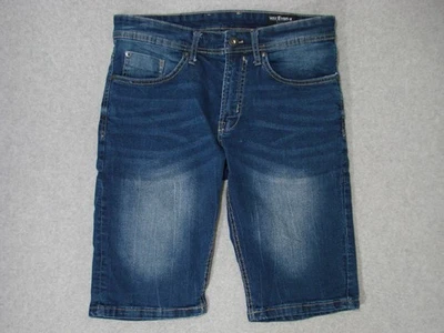UF11460 **BUFFALO** EVAN-X DENIM WOMENS JEAN SHORTS sz32 DARK BLUE - Image 1 of 3
