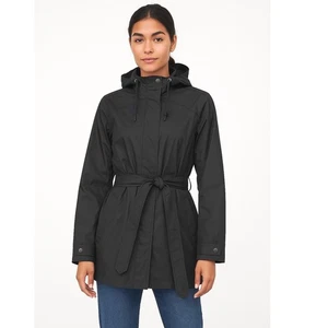 Columbia Black Omni-Shield Hooded Rain Jacket Belted L Gorpcore Hiking 93-20 - Bild 1 von 14