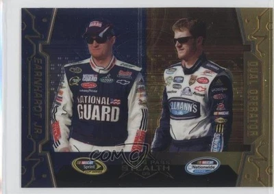 2009 Press Pass Stealth Dual Operator Chrome Dale Earnhardt Jr #64 HOF - Image 1 of 2