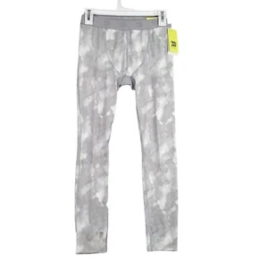 Boys All In Motion Gray Tie Dye Leggings Fitted Fitness Size XL (16) - Picture 1 of 9