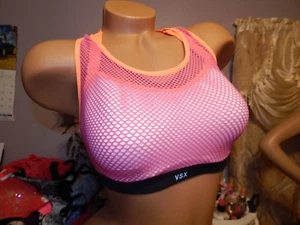 Nuevo con etiquetas Victoria's Secret VSX SPORT Talla 32DD Rosa Multicolor - Imagen 1 de 5