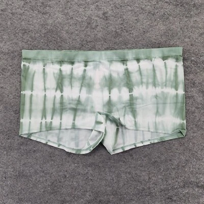 Victoria Secret Panties Womens XXL Boy Short Green Tie Dye - Imagem 1 de 4