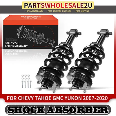2x Conjunto completo de puntal delantero y resorte helicoidal para Chevrolet Suburban 1500 Tahoe Foto 1 de 4
