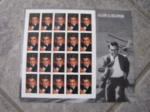Cary Grant Legends of Hollywood Sheet of Twenty 37 Cent Stamps 2002 - Picture 1 of 5
