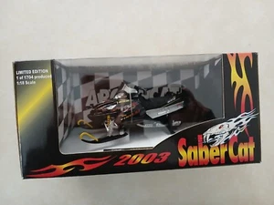 2003 Arctic Cat Firecat Sabercat 1:18 Scale Diecast Model Snowmobile - Picture 1 of 4