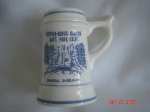 Vintage MINI KERAMIK STEIN MAMMUTBAUM-KÖNIGE SCHLUCHT NAT'L PARK CA General Sherman Baum - Bild 1 von 8