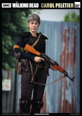 THE WALKING DEAD~CAROL PELETIER~MELISSA MCBRIDE~FIGURA ESCALA SEXTA~TREEZERO~SIN USAR, EN CAJA Foto 1 de 4