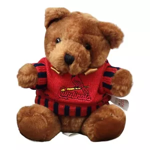 Peluche Orsacchiotto Marrone 7" St. Louis Cardinals Natale 2010 Merch Ufficiale - Foto 1 di 7