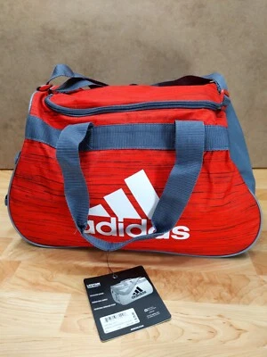 Bolsa de viagem Adidas Diablo pequena vermelha urze preta academia nova com etiquetas - Imagem 1 de 4