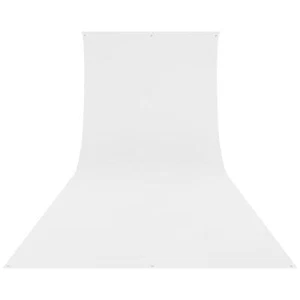 Westcott 9x20 Feet Wrinkle Resistant Cotton Background, High-Key White - Picture 1 of 4