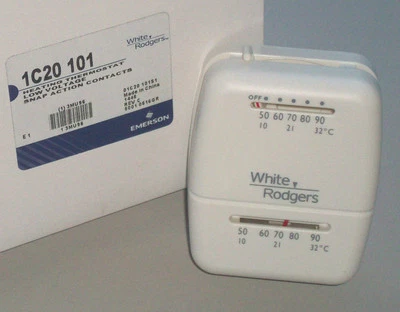 New Heating Thermostat, gas stove, fireplace, pellet stove, millivolt or 24 V.  - Image 1 of 2