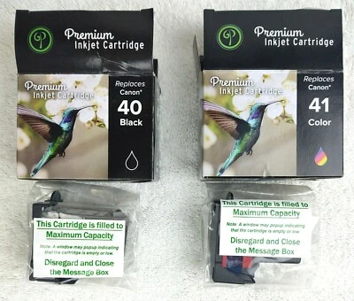 Compatible Ink Cartridge PG-40 CL-41 2PK FOR Canon PIXMA MX300 iP1800 iP2600 - Image 1 of 4