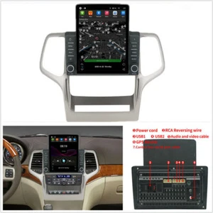9.5" Quad Core Car Stereo Radio GPS Navi 2+32GB FM For 11-13 Jeep Grand Cherokee - Picture 1 of 12