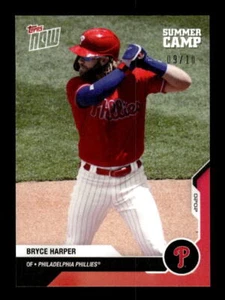 2020 Topps Now Road to Opening Day Summer Camp rosso #OD507 Bryce Harper/10 - Foto 1 di 2