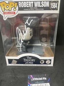 WILLIAM SHATNER signed ROBERT WILSON - TWILIGHT ZONE FUNKO POP Protector - Picture 1 of 6
