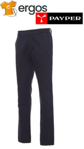 PAYPER Pantaloni ENGINE SUMMER 100% Cotone Uomo Lavoro Elastico in Vita Estivo - Imagen 1 de 2