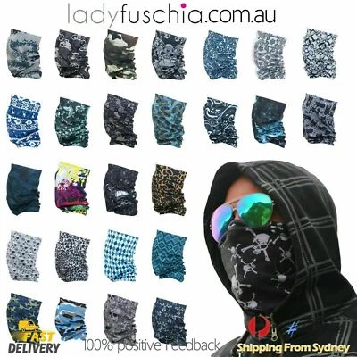 Bandana Face Shield Mask Buff Neck Cover Cycling Motor Fishing Outdoor Head   - image 1 of 4
