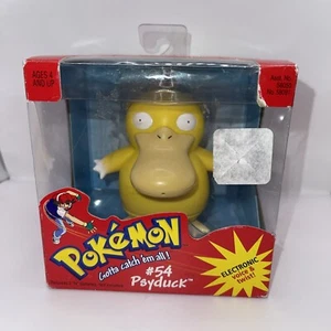 Psyduck - #54 - Vintage 1998 Hasbro Pokemon Electronic Voice Action Figure NIB - Picture 1 of 5