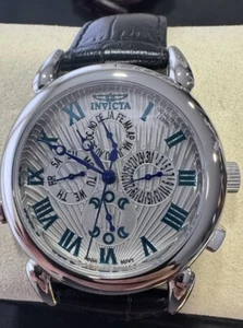 Reloj Hombre Invicta Swiss Mov. Zafiro 100M W.R CLÁSICO FASE LUNAR 3024 - Imagen 1 de 12