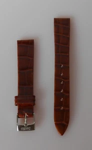 Neu hochwertiges Uhrenband Uhrenarmband Leder braun 14mm ZentRa E186 - Picture 1 of 1