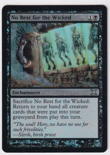 Mtg: NO REST FOR THE WICKED Foil 10th Edition Black Uncommon - Near Mint