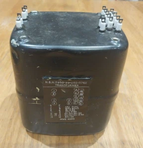 Ex-MOD MWE 4553 Netztrafo 5950-99-052-3762 125V @ 80mA - getestet - Bild 1 von 4