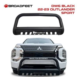 Front Bull Bar with Skid Plate (DW6) Bumper Guard fits Mitsubishi Outlander Spor - Picture 1 of 3
